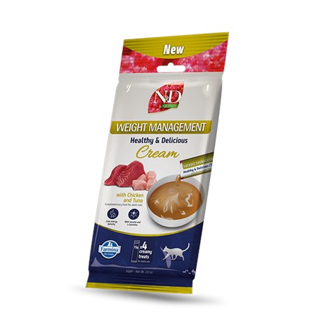 farmina cat ned weight management cream pollo e tonno 60 gr