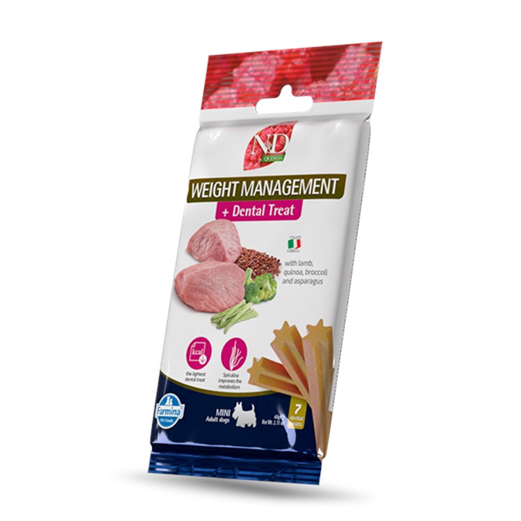 Farmina Dog Quinoa Dental Treat Weight Management Mini 60 gr Snack Per Cani