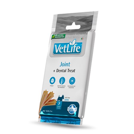 farmina dog vet life dental treat joint mini 60 gr snack per cani
