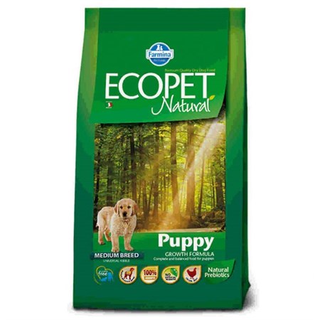 farmina ecopet natural puppy medium pollo 2 5 kg