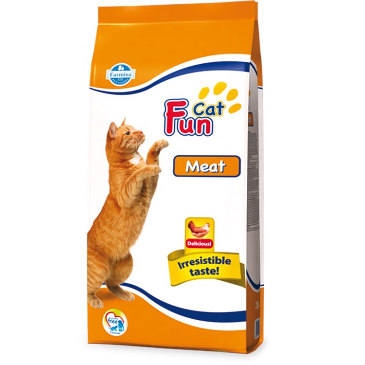 Farmina Fun Cat Meat 20 kg Alimento Completo per Gatti DANNEGGIAT