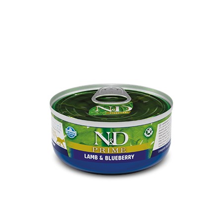 farmina n d prime 80 gr agnello e mirtillo umido gatto
