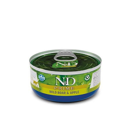 farmina n d prime 80 gr cinghiale e mela umido gatto