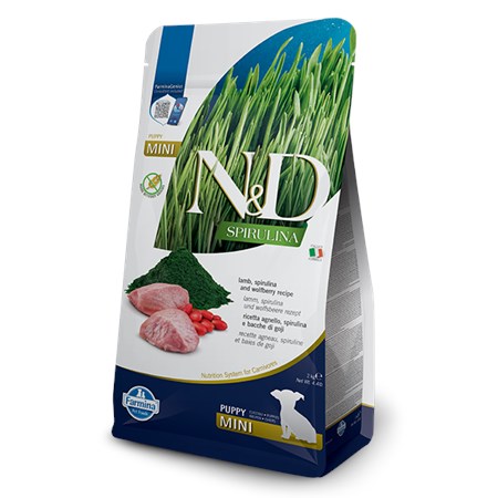 farmina nd agnello spirulina puppy mini 2 kg alimento cani scadenza 191126