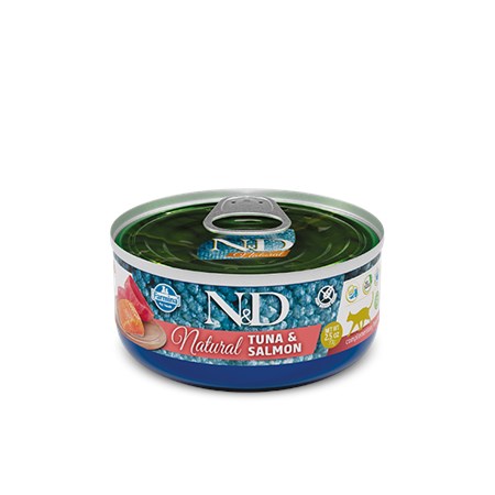 Farmina ND Natural Tonno Salmone 70 gr Umido Gatto in Gatti