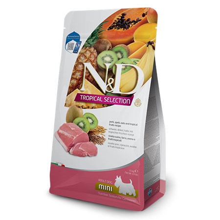 farmina nd tropical fruits adult mini maiale 1 5 kg cibo per cani