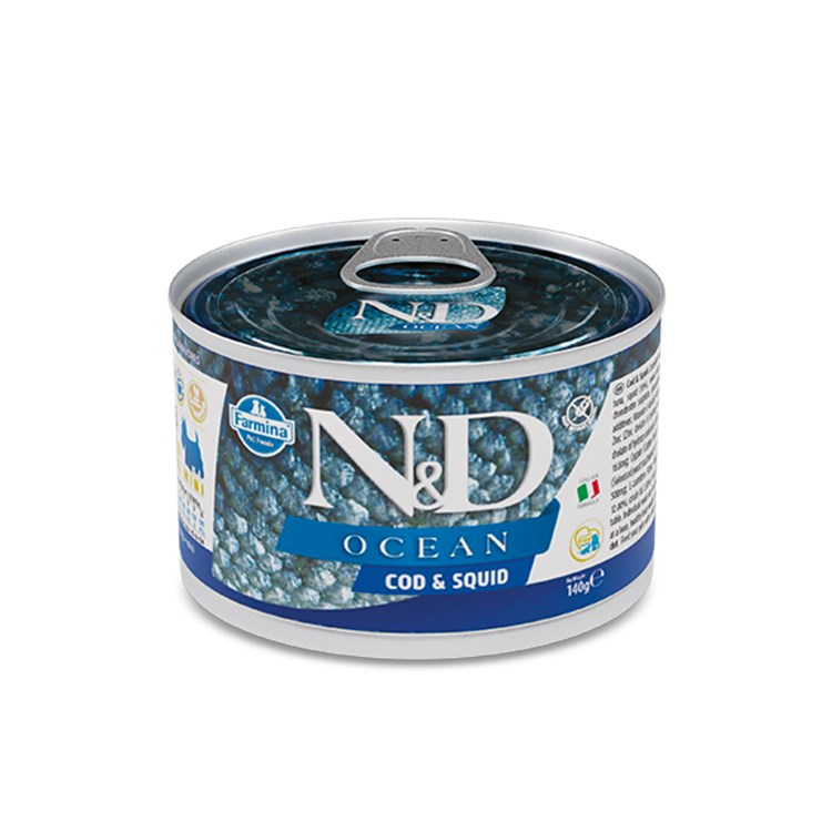 Farmina N/D Umido Ocean Dog Adult Spigola e Calamari 140 Gr