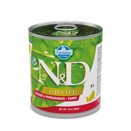 farmina n d umido prime dog puppy pollo e melograno 285 gr