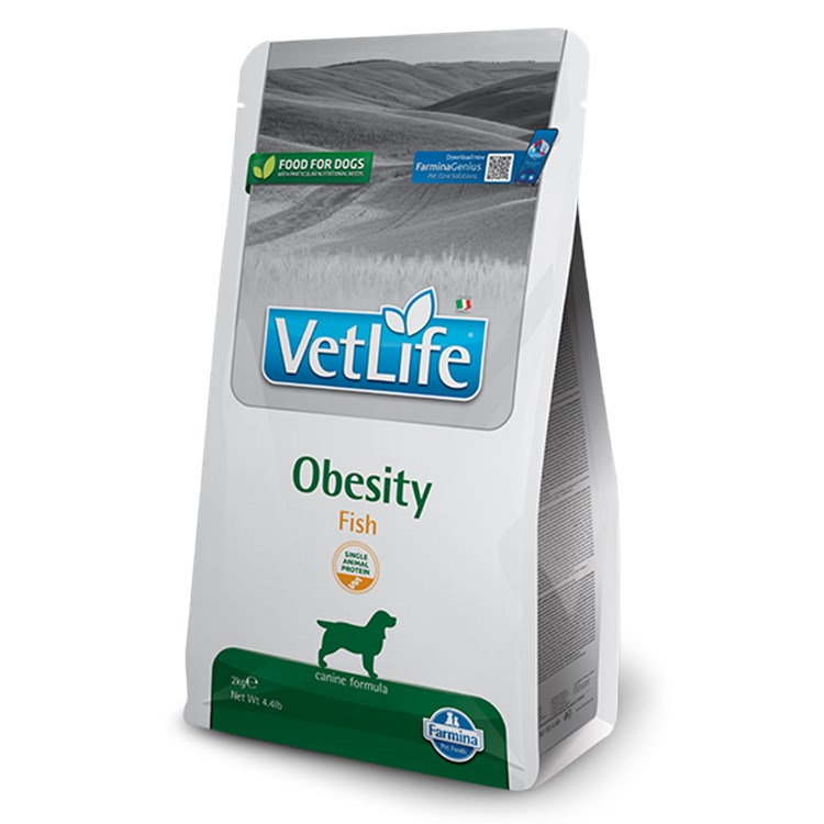 Farmina Vet Life Obesity Fish 12 kg Pesce Per Cani In Sovrappeso