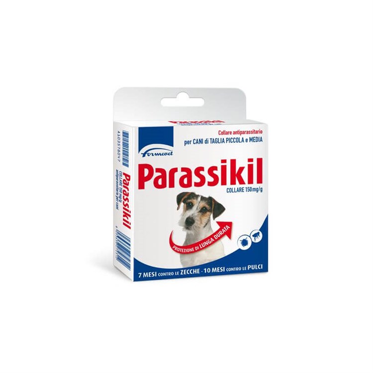 Formevet Parassikil Collare  Antiparassitario 48 cm Per Cane Taglia Piccola Media