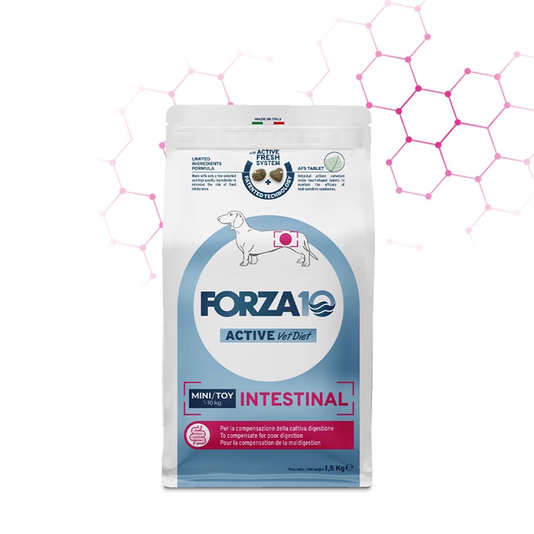 Forza 10 Active Vet Diet Mini Intestinal 1,5 kg Crocchette Per Cani