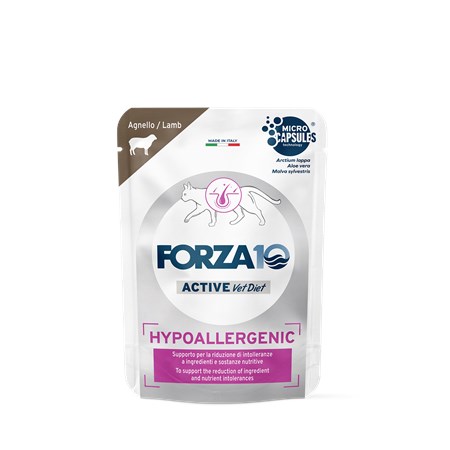Forza 10 Active Vet Diet Hypoallergenic Agnello 80 Gr Busta Umido in Gatti