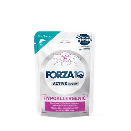 forza 10 activewet hypoallergenic 100 gr pesce busta umido cane e gatto