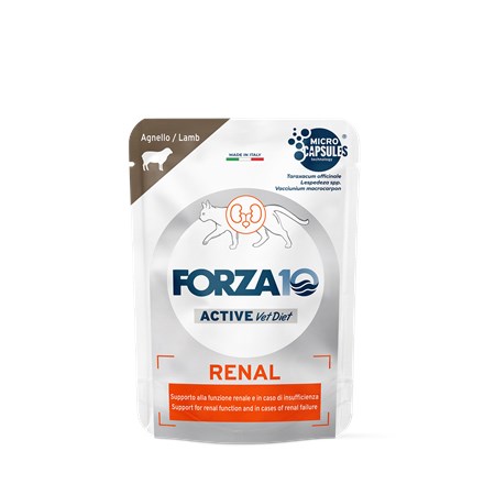 forza 10 activewet renal agnello 100 gr busta umido gatto