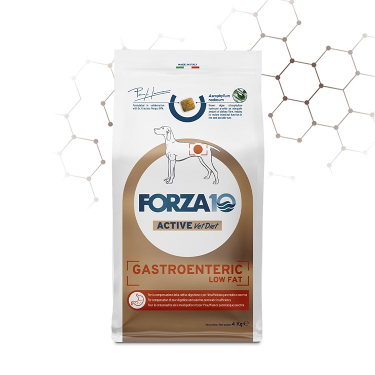 Forza 10 Active Vet Diet Gastroenteric Low Fat 10 kg Crocchette Per Cani