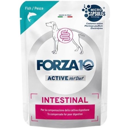 forza 10 intestinal active pesce 100 gr busta umido cane