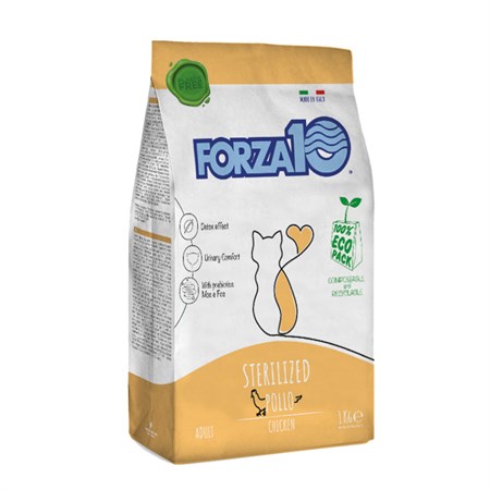 forza 10 maintenance adult sterilized pollo 340 gr gatti sterilizzati