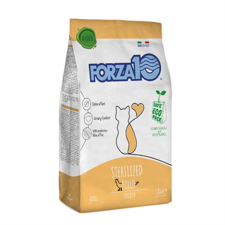 Forza 10 Maintenance Adult Sterilized Pollo 340 gr Gatti Sterilizzati