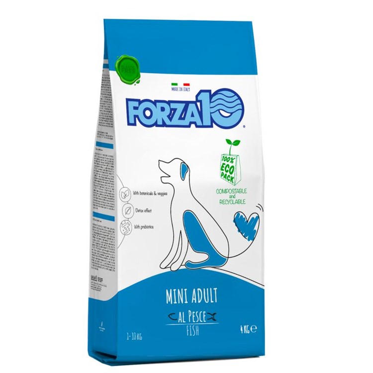 Forza 10 Mini Adult Pesce 4 kg Crocchette Per Cani