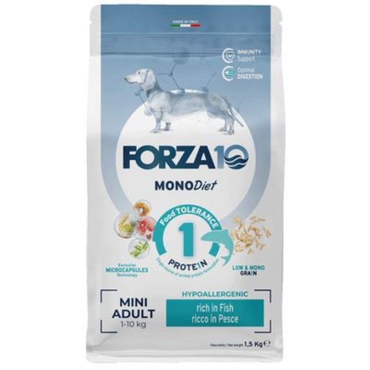Forza 10 Mini Diet Pesce 1,5 kg Per Cani