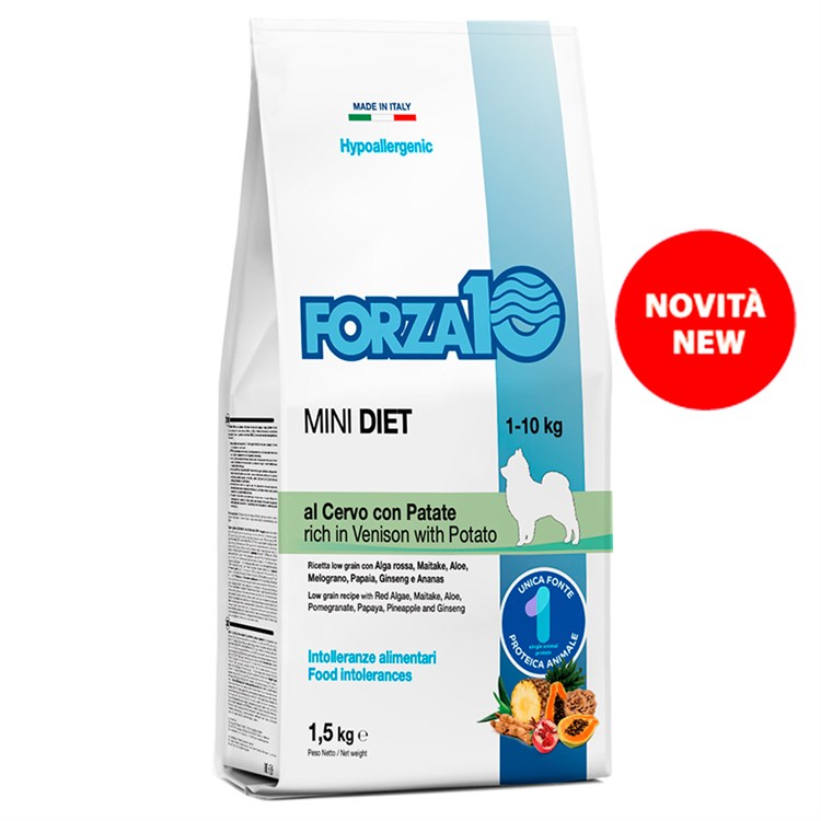 Forza 10 Mini Toy Diet Cervo Patate 1,5 kg Per Cani SCAD 31.10.24