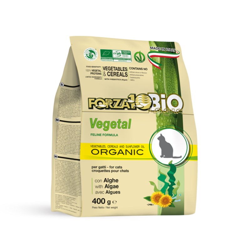 Forza 10 Vegetal Bio Organic Con Alghe 1,5 kg Per Gatti