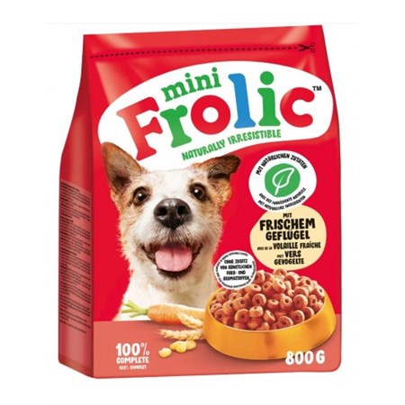 frolic complete carni bianche verdure e riso 1 kg per cani taglia piccola