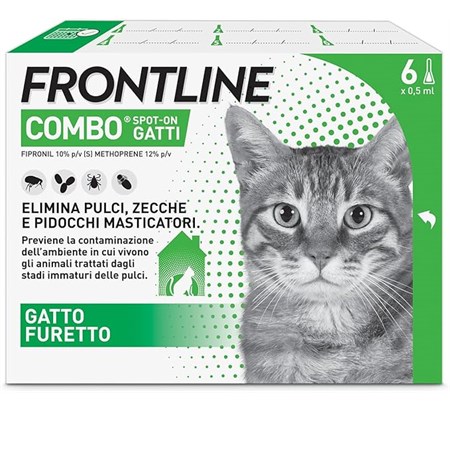 frontline combo gatti 6 pipette da 0 5 ml
