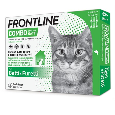 frontline combo gatti 6 pipette da 0 5 ml