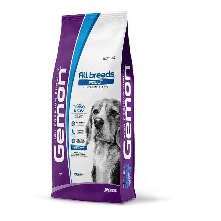 Gemon by Monge Medium Adult Tonno e Riso 15 kg Cani DANNEGGIATO