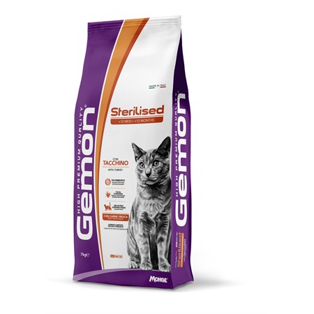 gemon sterilised tacchino 1 5 kg secco gatti sterilizzati