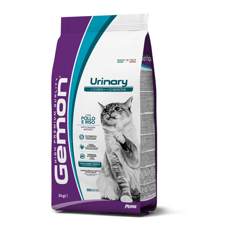 Gemon Urinary Pollo Riso 7 Kg Crocchette Gatti
