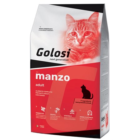 golosi cat manzo e riso 7 5 kg per gatti