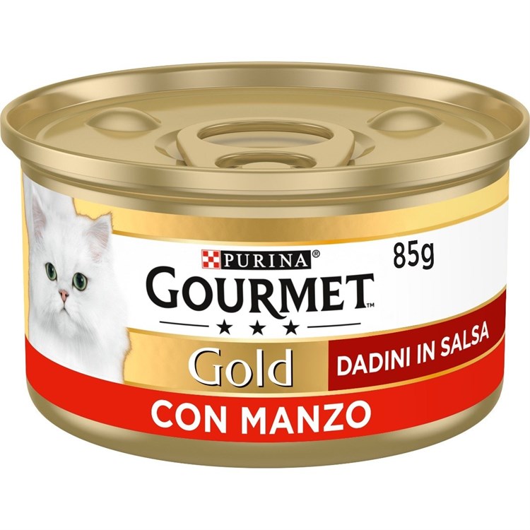 Gourmet gold dadini 85 gr Manzo