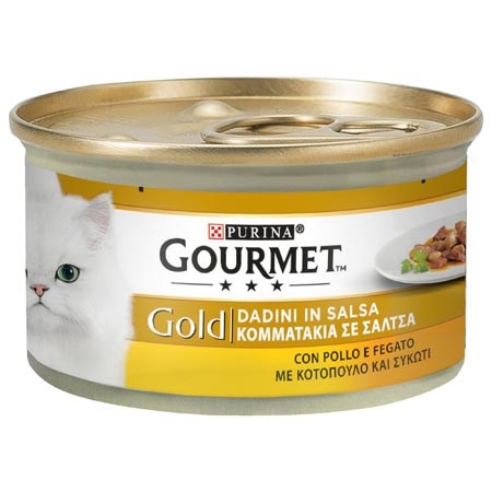 gourmet gold dadini 85 gr pollo e fegato
