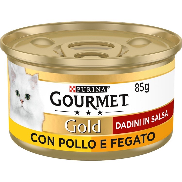 Gourmet gold dadini 85 gr Pollo e fegato