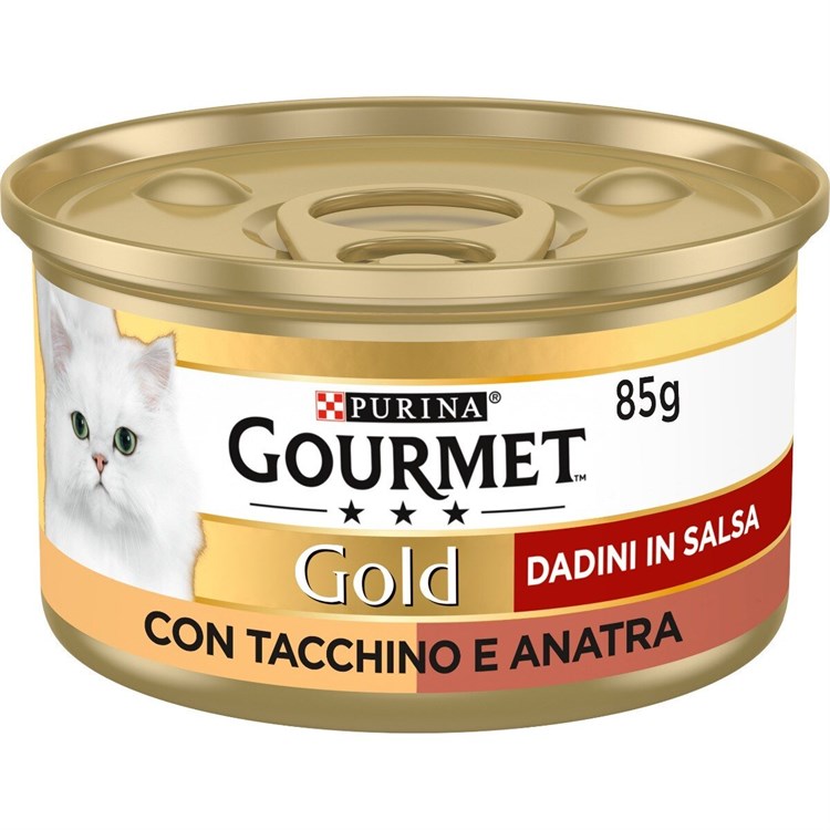 Gourmet gold dadini 85 gr Tacchino e anatra