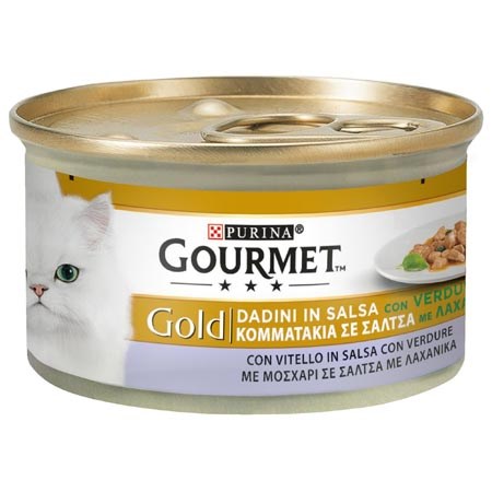 gourmet gold dadini 85 gr vitello e verdure