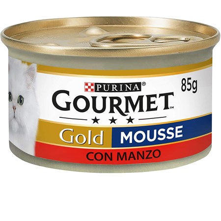 gourmet gold mousse 85 gr manzo