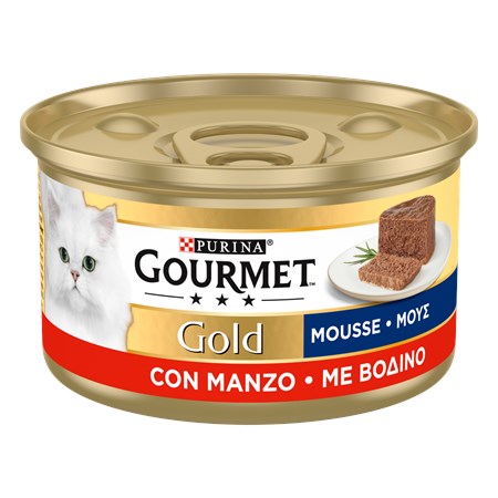 gourmet gold mousse 85 gr manzo