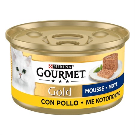 gourmet gold mousse 85 gr pollo