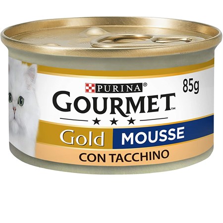 gourmet gold mousse 85 gr tacchino
