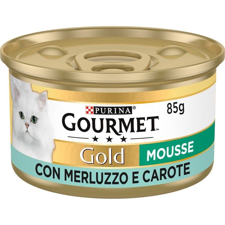 Gourmet Gold Mousse Merluzzo e Carote 85 gr