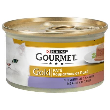 gourmet gold pate 85 gr agnello e anatra