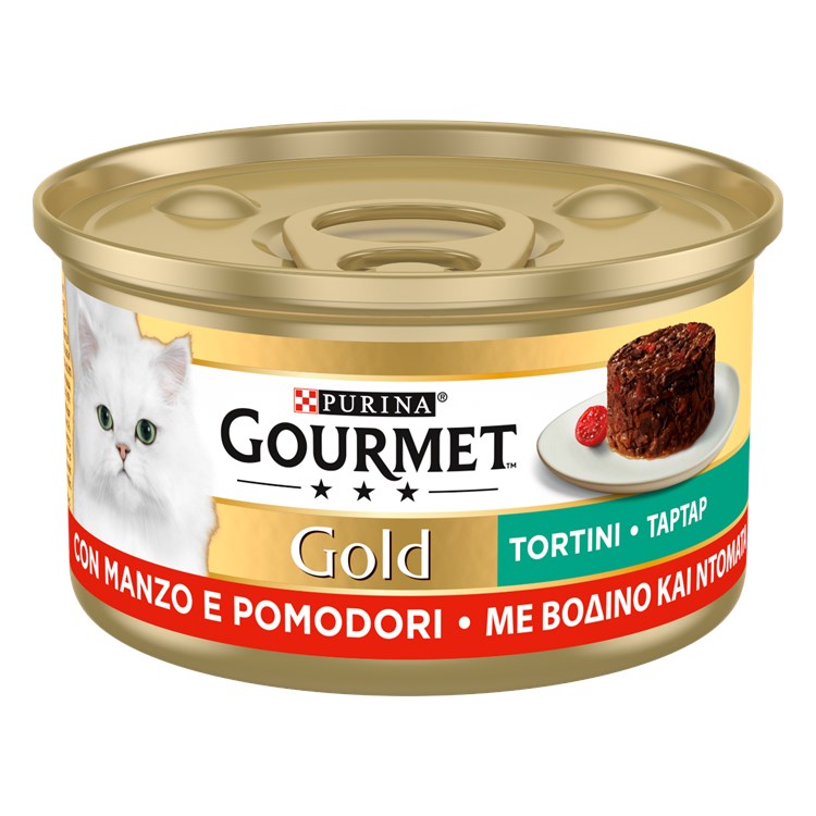 Gourmet gold Tortini 85 gr Manzo e Pomodoro