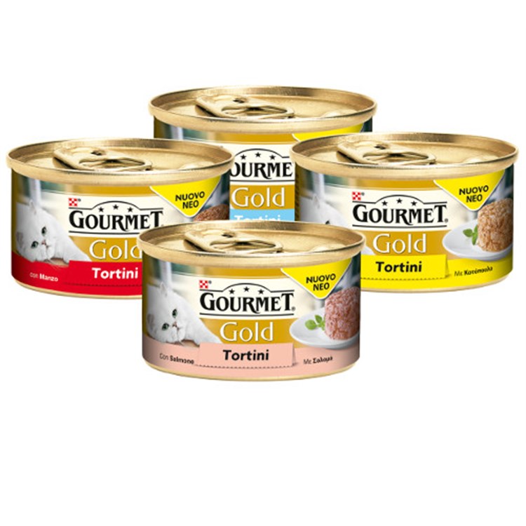 Gourmet gold Tortini 85 gr Pollo e Carote