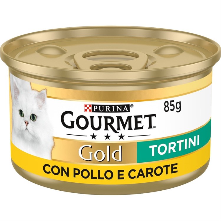 Gourmet gold Tortini 85 gr Pollo e Carote