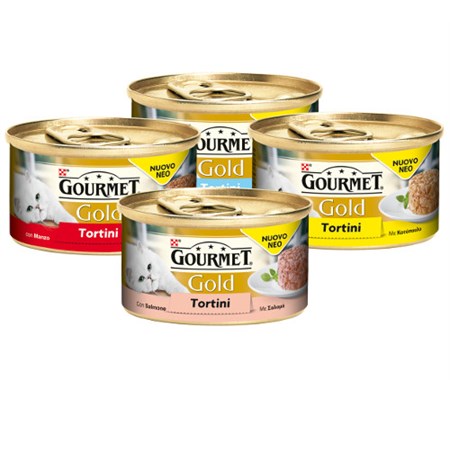 gourmet gold tortini 85 gr salmone