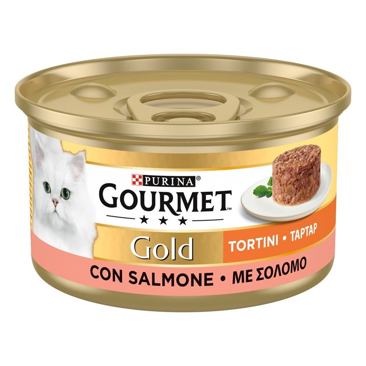 Gourmet gold Tortini 85 gr Salmone