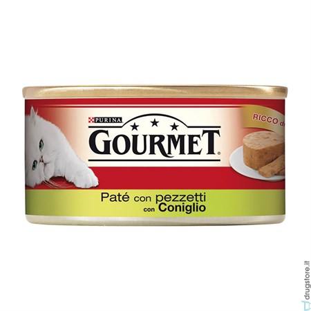 gourmet pate 195 gr coniglio